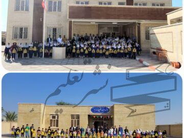 آیین افتتاح ۱۶ کلاس درس در قالب ۳ فضای آموزشی در دشت آزادگان و بستان