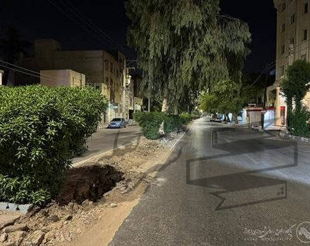 بهسازی جداول فرسوده در معابر سطح منطقه یک شهرداری اهواز