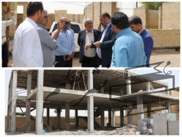 بازدید میدانی مدیرکل نوسازی مدارس خوزستان از پروژه‌های آموزشی شهرستان‌های بهبهان، آغاجاری و زیدون