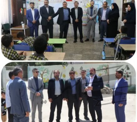 بازدید میدانی مدیرکل نوسازی مدارس خوزستان از پروژه‌های ناحیه ۲ اهواز