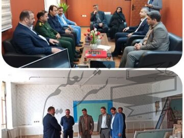 بازدید میدانی مدیرکل نوسازی مدارس خوزستان از پروژه‌های آموزشی ناحیه یک اهواز / اجرای ۱۵ پروژه با ۱۶۱ کلاس درس در دستور کار نهضت توسعه عدالت در فضاهای آموزشی در ناحیه یک اهواز