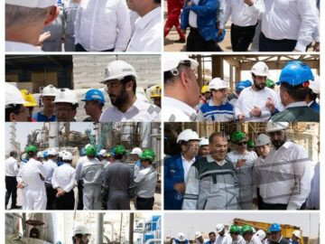 بازدید مدیرعامل شرکت پتروشیمی مارون از روند تعمیرات اساسی مجتمع