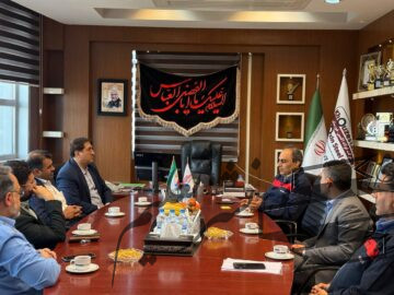 نشست مدیران فولاد اکسین خوزستان و گروه ملی صنعتی فولاد ایران برای توسعه زنجیره فولاد