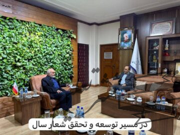 دیدار مدیرعامل شرکت فولاد اکسین با استاندار خوزستان