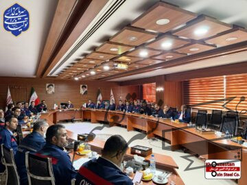 برگزاری اولین نشست شورای راهبردی شرکت فولاد اکسین خوزستان با تأکید بر تولید پایدار و توسعه
