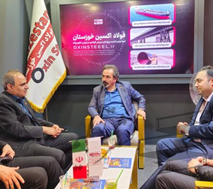 بازدید مدیرعامل هلدینگ صبا انرژی از غرفه فولاد اکسین خوزستان در پانزدهمین نمایشگاه معدن و صنایع معدنی ایران