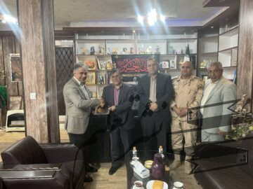 مراسم معارفه سرپرست گمرک چذابه برگزار شد