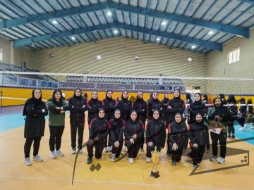 قهرمانی تیم والیبال بانوان پتروشیمی مارون در لیگ برتر استان خوزستان